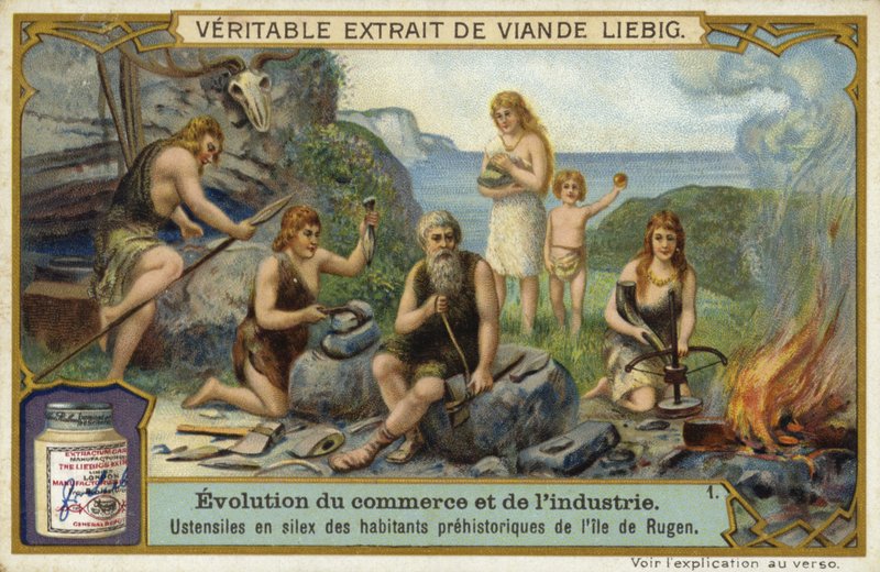 Prehistoryczne wytwarzanie narzędzi krzemiennych na wyspie Rugen autorstwa European School