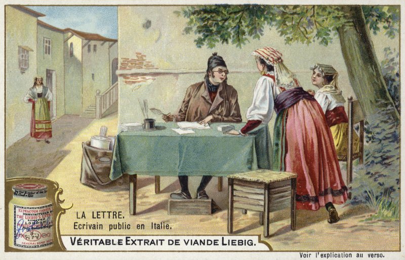 Pisarz listów publicznych, Włochy autorstwa European School