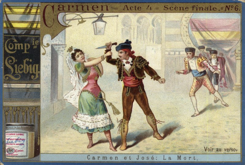 Scena z Carmen — Georges Bizet autorstwa European School