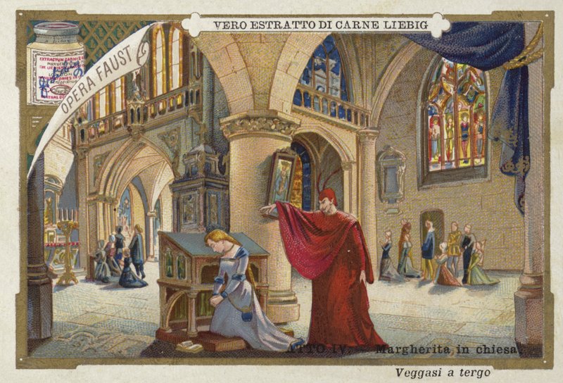 Scena z Fausta, opery Charlesa Gounoda autorstwa European School