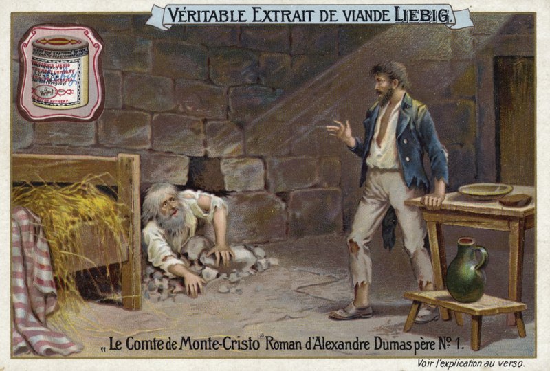 Scena z Hrabiego Monte Christo, autorstwa Alexandre Dumas autorstwa European School