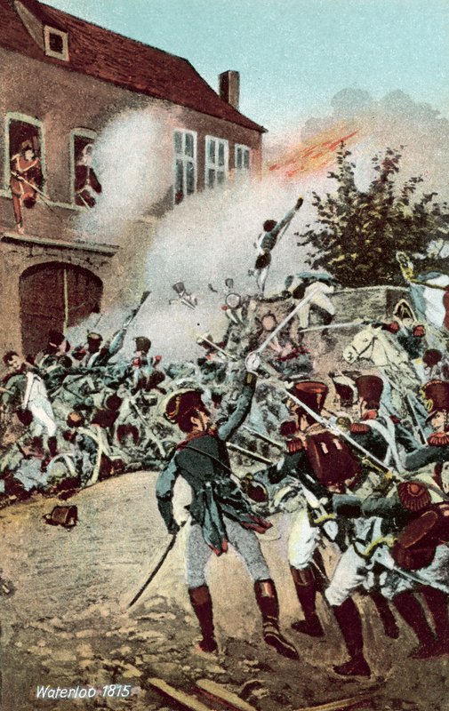 Waterloo 1815, Atak na farmę Hougoumont autorstwa European School