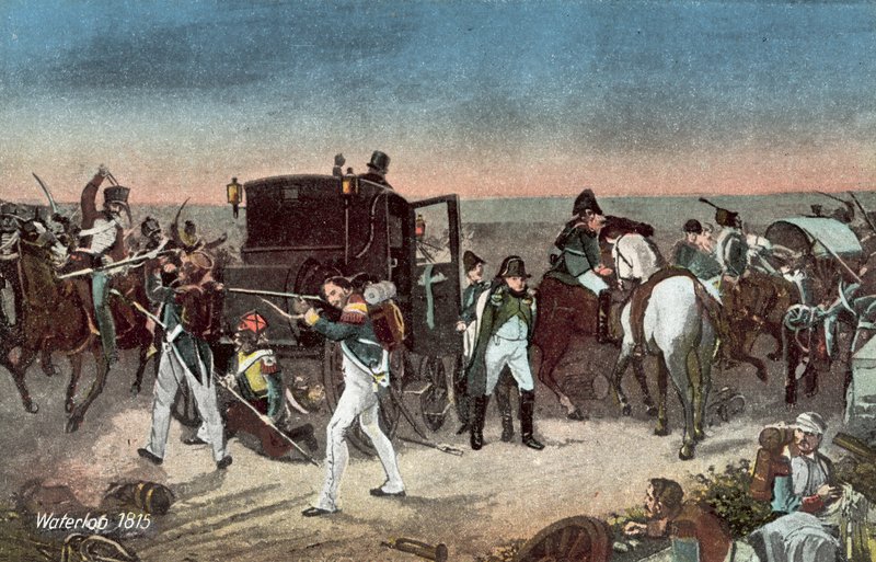 Waterloo 1815, Zdobycie karety Napoleona autorstwa European School