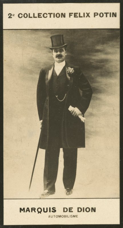 Albert-Jules-Felix-Philippe Marquis De Dion, Automobile autorstwa European Photographer