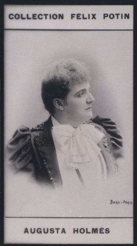 Augusta Holmes (1850-1902) (zdjęcie czarno-białe) autorstwa European Photographer