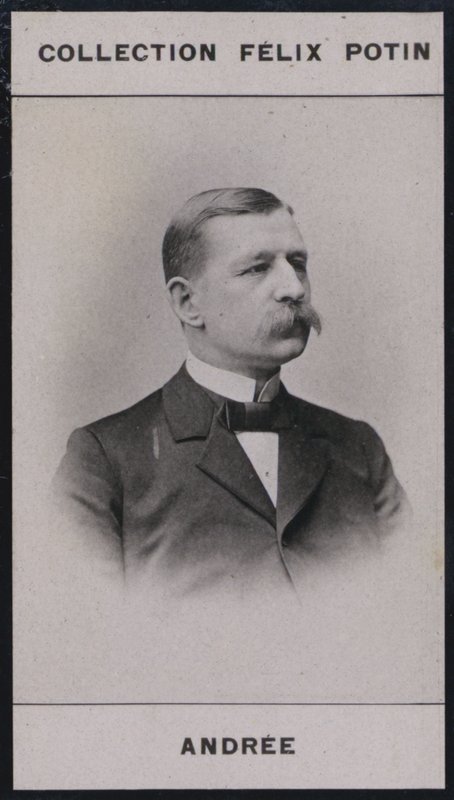 Auguste Andree (1854) (zdjęcie b/w) autorstwa European Photographer