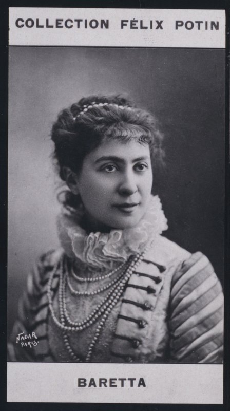 Blanche Baretta-Worms (1855) (zdjęcie czarno-białe) autorstwa European Photographer