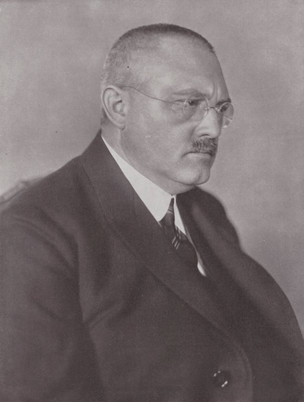 Carl Bosch, niemiecki chemik (zdjęcie czarno-białe) autorstwa European Photographer