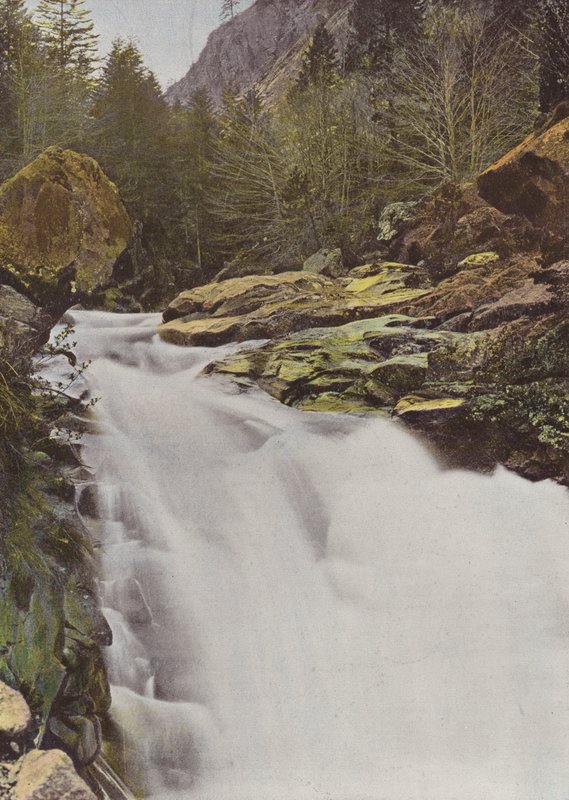 Cauterets, wodospad Mauhourat autorstwa European Photographer