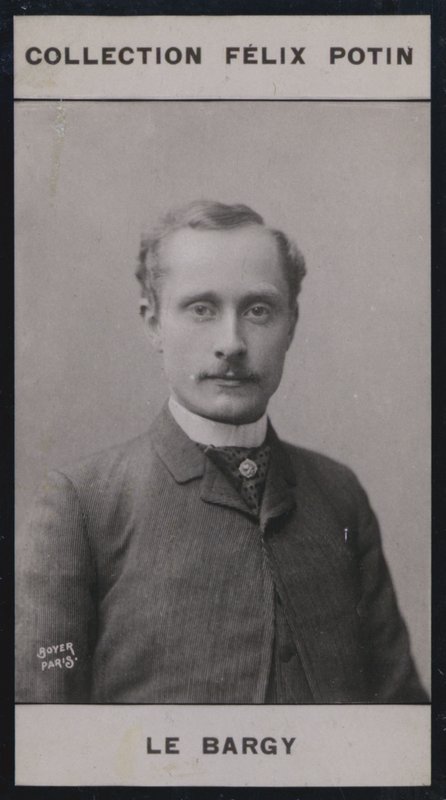 Charles-Gustave-Antoine Le Bargy (1858) (zdjęcie czarno-białe) autorstwa European Photographer