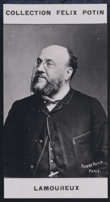 Charles Lamoureux (1834-1899) (zdjęcie czarno-białe) autorstwa European Photographer
