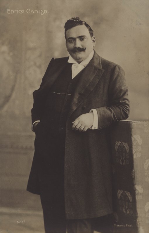 Enrico Caruso, włoski tenor operowy autorstwa European Photographer