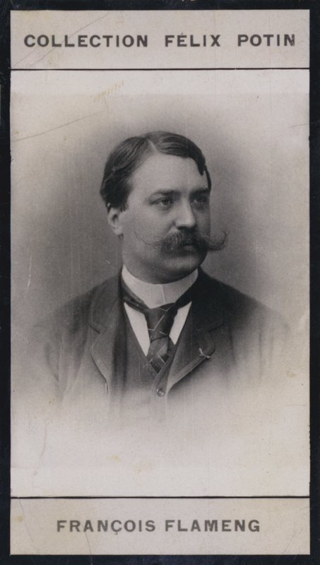 Francois Flameng (1856) (zdjęcie czarno-białe) autorstwa European Photographer