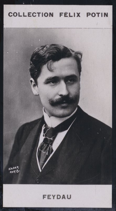 Georges Feydeau (1863) (zdjęcie czarno-białe) autorstwa European Photographer