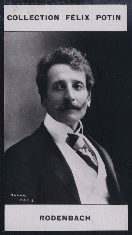 Georges Rodenbach (1855-1899) (zdjęcie czarno-białe) autorstwa European Photographer