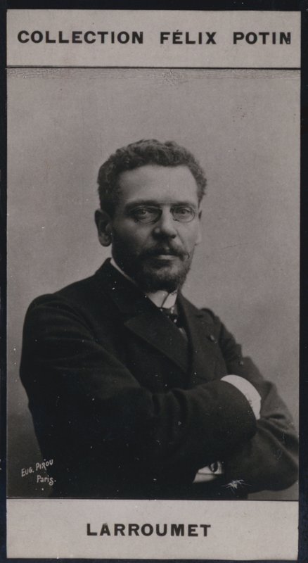 Gustave Larroumet (1852) (zdjęcie czarno-białe) autorstwa European Photographer