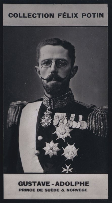 Gustave, książę królewski De Suede Et Norvege (1858) (zdjęcie czarno-białe) autorstwa European Photographer