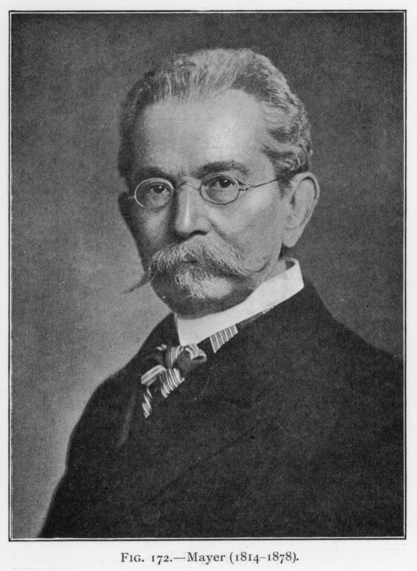 Julius Robert Mayer (1814-1878), portret (zdjęcie czarno-białe) autorstwa European Photographer