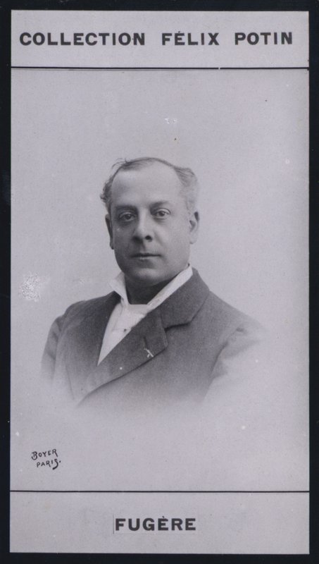 Lucien Fugere (1848) (zdjęcie czarno-białe) autorstwa European Photographer