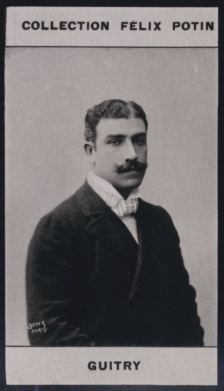 Lucien Guitry (1860) (zdjęcie czarno-białe) autorstwa European Photographer