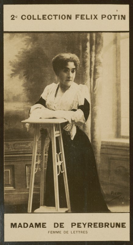 Madame Georges De Peyrebrune, literacka kobieta autorstwa European Photographer