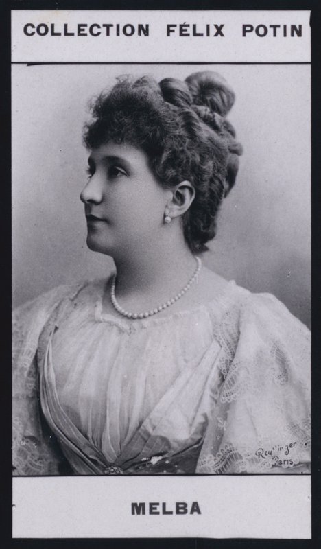 Madame Nelly Melba (1860) (zdjęcie b/w) autorstwa European Photographer