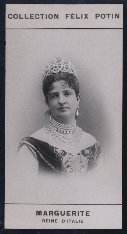 Małgorzata, wdowa królowa Włoch (1851) (zdjęcie czarno-białe) autorstwa European Photographer