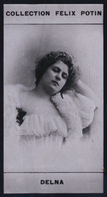 Marie Delna (1875) (zdjęcie czarno-białe) autorstwa European Photographer