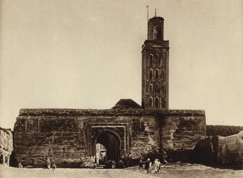 Meknes, Meczet (zdjęcie czarno-białe) autorstwa European Photographer