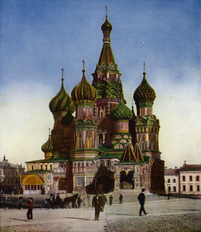 Moskwa, Bazylika św. Bazylego, Katedra św. Bazylego (zdjęcie) autorstwa European Photographer