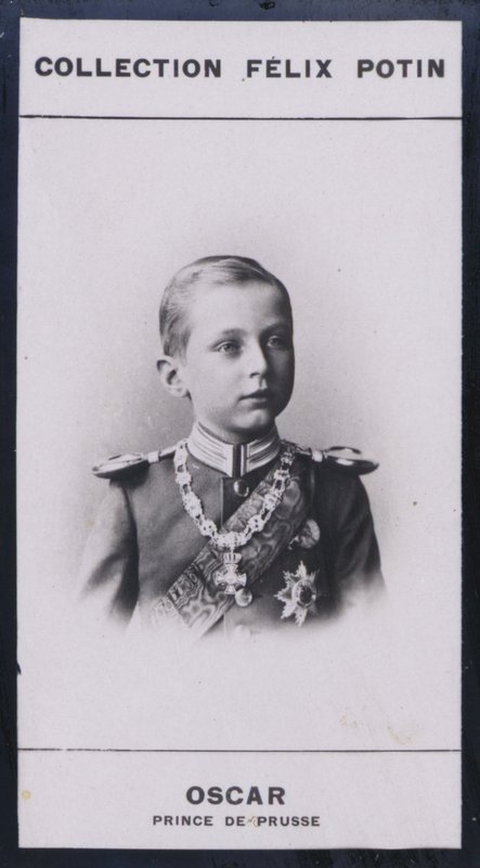 Oscar, książę pruski (1888) (zdjęcie czarno-białe) autorstwa European Photographer