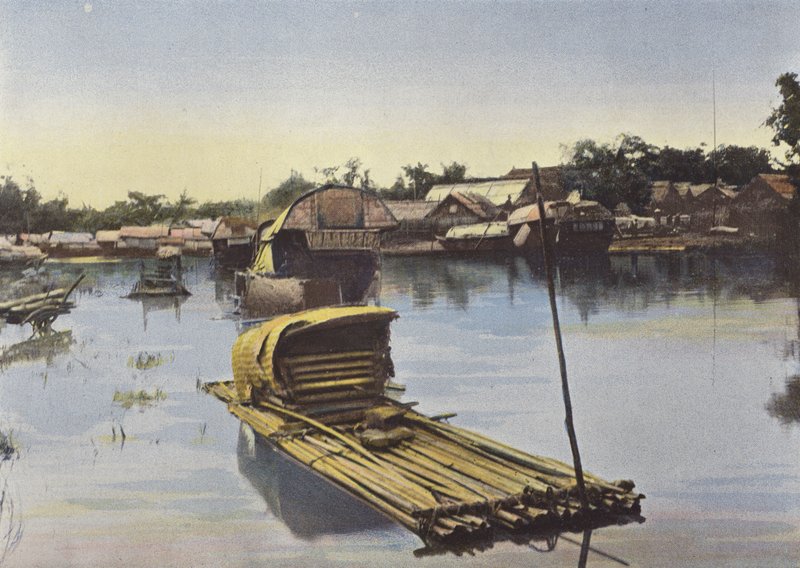 Port Vinh, Tratwa Bambusowa autorstwa European Photographer