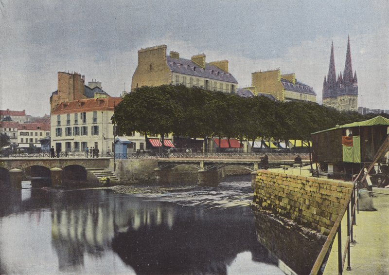 Quimper, zbieg Steyr i LOdet autorstwa European Photographer