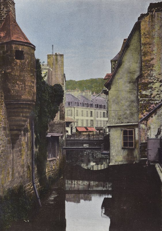 Quimper, Stare domy Rue Du Pichery autorstwa European Photographer