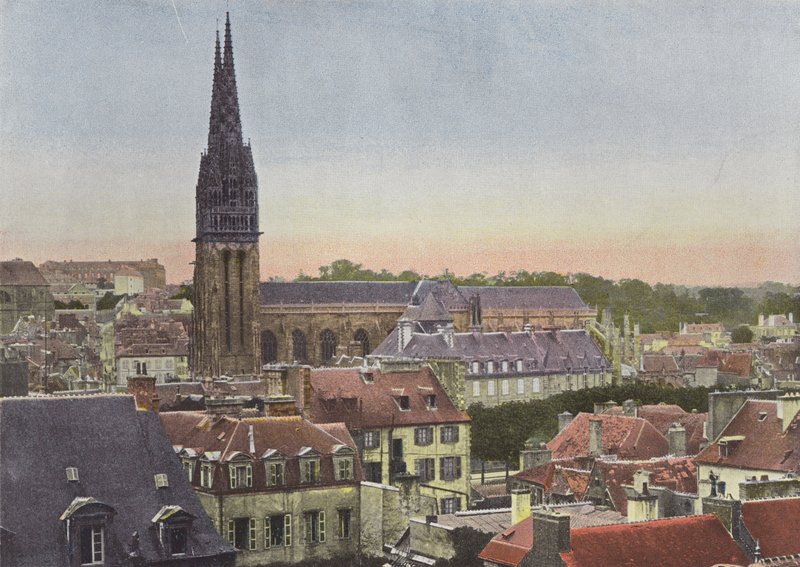 Quimper, widok z góry Frugy autorstwa European Photographer