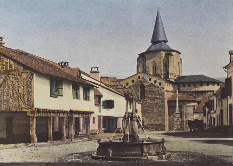 Saint-Savin, La Place autorstwa European Photographer