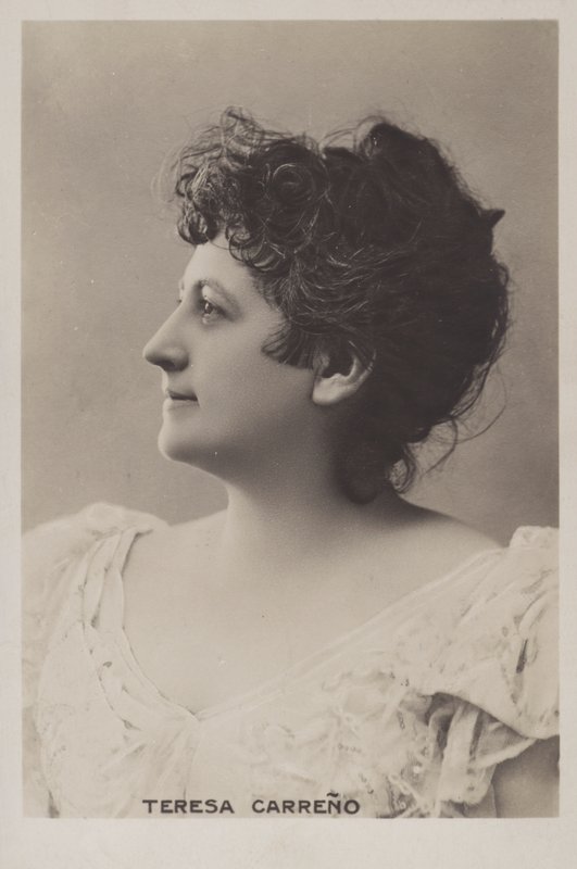 Teresa Carreno, wenezuelska pianistka, piosenkarka, kompozytorka i dyrygent autorstwa European Photographer