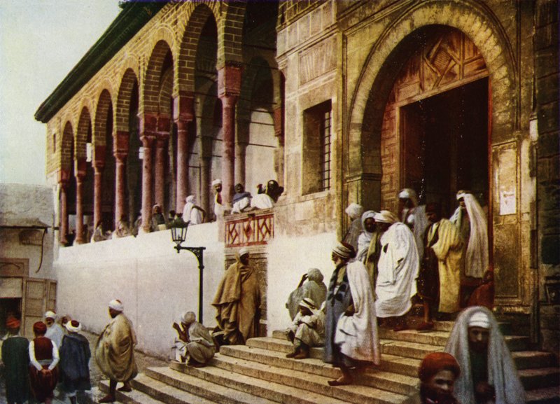 Tunis, Meczet Drzewa Oliwnego (zdjęcie ilustracyjne) autorstwa European Photographer