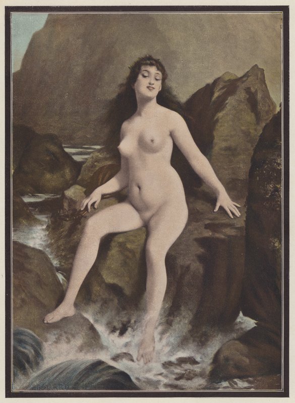Syrena, istota z mitologii greckiej (kolor lito) autorstwa European School