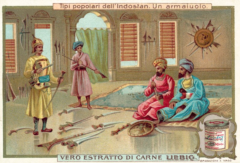 Rusznikarz (chromolitho) autorstwa European School