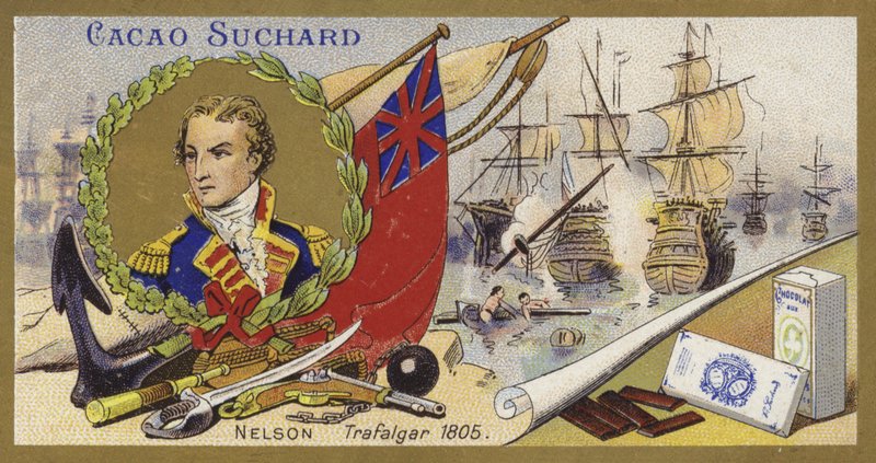 Admirał Lord Nelson i bitwa pod Trafalgarem, 1805 r autorstwa European School