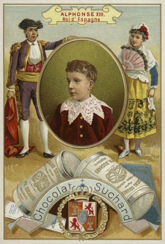 Alfons XIII, król Hiszpanii autorstwa European School