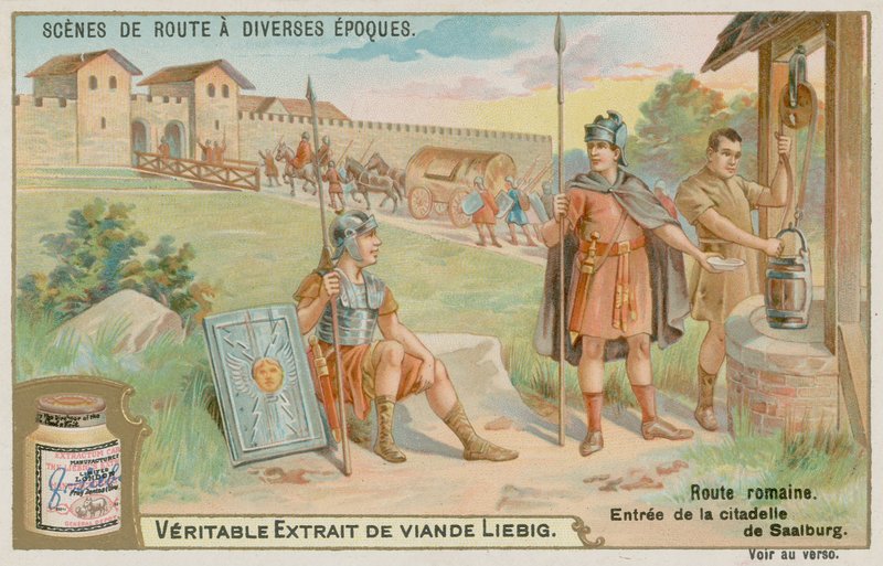 Starożytna rzymska droga do fortu Saalburg autorstwa European School