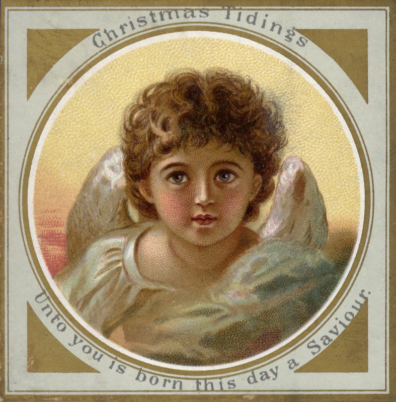 Anioł (chromolitho) autorstwa European School