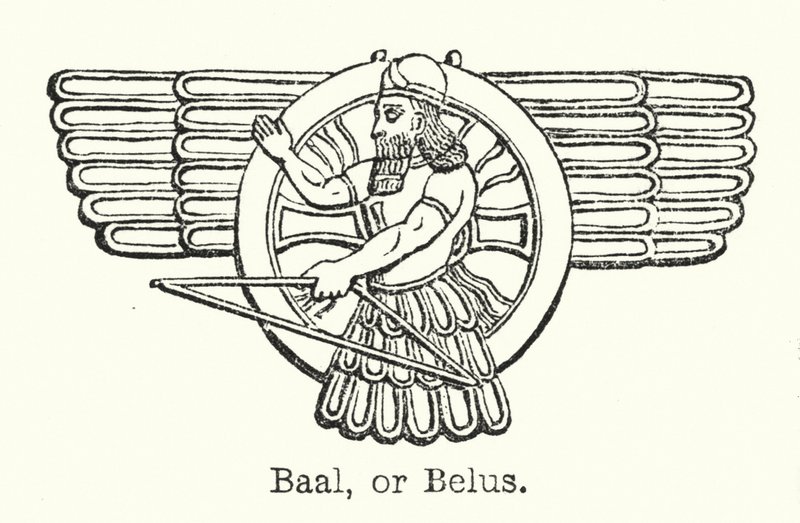 Baal lub Belus (rycina) autorstwa European School