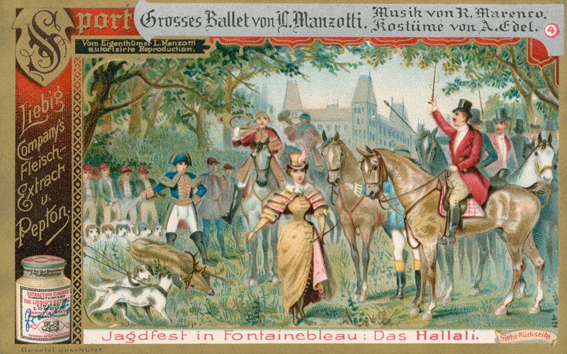 Balet, karta Liebig, początek XX wieku (chromo) autorstwa European School
