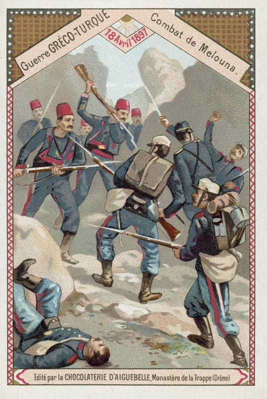 Bitwa pod Melouną, wojna grecko-turecka, 18 kwietnia 1897 autorstwa European School