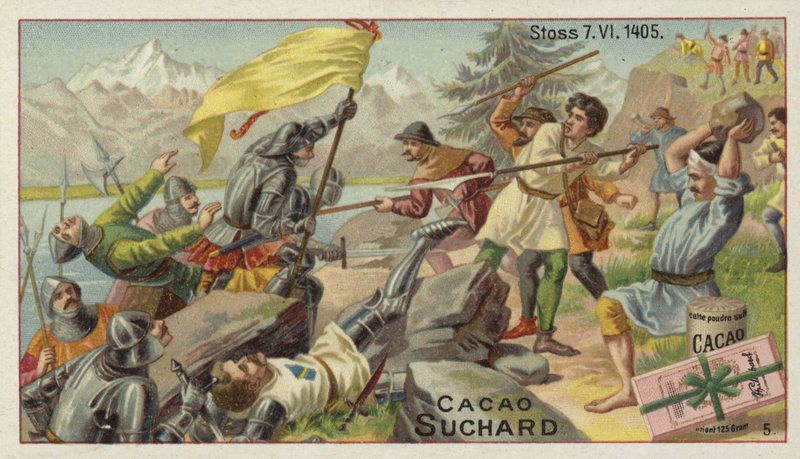 Bitwa pod Stwosem, Szwajcaria, 7 czerwca 1405 autorstwa European School