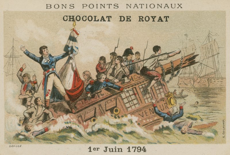 Bitwa pod Ushant (chwalebny pierwszy czerwca), 1794 autorstwa European School