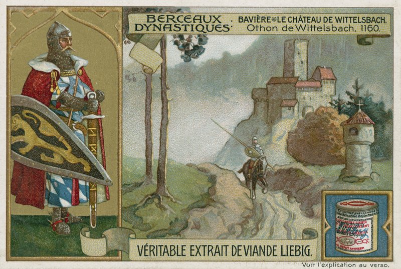 Bawaria: Zamek Wittelsbach i Otto I z Wittelsbach, książę Bawarii, 1160 autorstwa European School